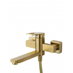 Смеситель для ванны с душем WONZON & WOGHAND FRAME, Брашированное золото (WW-88639010- BG)