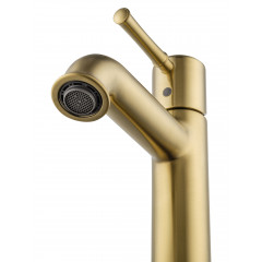 Смеситель для раковины WONZON & WOGHAND TOR, Брашированное золото (WW-88018073-BG)