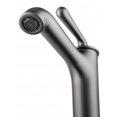 Смеситель для раковины высокий WONZON & WOGHAND STEAM, Темный графит (WW-88239008-BGM)