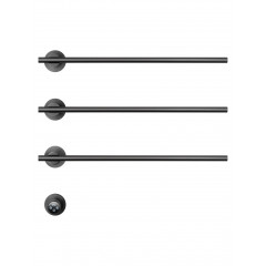 Полотенцесушитель электрический встраиваемый WONZON & WOGHAND DORTMUND, Темный графит (WW-A363-GM)