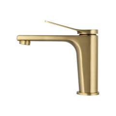 Смеситель для раковины WONZON & WOGHAND, Брашированное золото (WW-XH-012-BG)