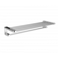 Полотенцедержатель с полкой WONZON & WOGHAND, Хром (WW-V3902-CR)