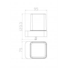Дозатор мыла WONZON & WOGHAND LOTTE, Брашированное золото (WW-5252-BG)