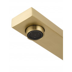 Смеситель для раковины встраиваемый WONZON & WOGHAND, Брашированное золото (WW-105-BG)