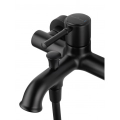 Смеситель для ванны с душем WONZON & WOGHAND TOR, Черный матовый (WW-88037073-MB)