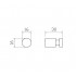 Крючок для ванной WONZON & WOGHAND EASY, Хром (WW-8105-1-CR)