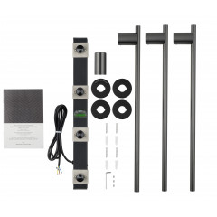 Полотенцесушитель электрический встраиваемый WONZON & WOGHAND DORTMUND, Темный графит (WW-A363-GM)