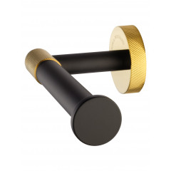 Держатель для туалетной бумаги без крышки WONZON & WOGHAND MAJESTIC, Черный/Золото (WW-9216)