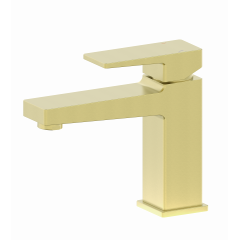 Смеситель для раковины WONZON & WOGHAND CUBE 2.0, Брашированное золото (WW-88018068-BG)