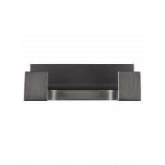 Двойной крючок для ванной WONZON & WOGHAND ECLIPSE, Темный графит (WW-9125-GM)