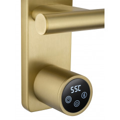 Полотенцесушитель электрический WONZON & WOGHAND NÜRNBERG, Брашированное золото (WW-AL342-BG)