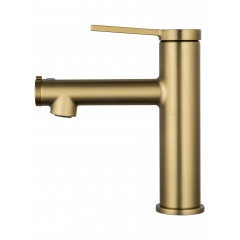 Смеситель для раковины с функцией полоскания WONZON & WOGHAND, Брашированное золото (WW-H1017-BG)