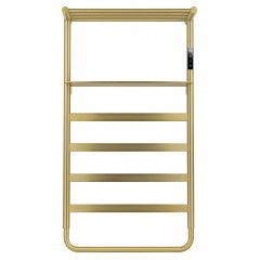 Полотенцесушитель электрический WONZON & WOGHAND DÜSSELDORF, Брашированное золото (WW-A208-BG)