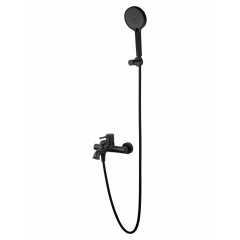 Смеситель для ванны с душем WONZON & WOGHAND TOR, Черный матовый (WW-88037073-MB)