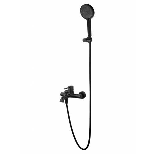 Смеситель для ванны с душем WONZON & WOGHAND TOR, Черный матовый (WW-88037073-MB)
