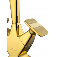 Смеситель для раковины высокий WONZON & WOGHAND SHAKESPEARE, Темное золото (WW-651103-DG)