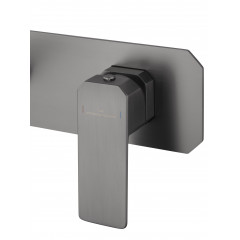 Смеситель для раковины встраиваемый WONZON & WOGHAND DIAMOND, Темный графит (WW-88869011-BGM )