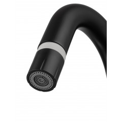 Смеситель для раковины с выдвижным изливом WONZON & WOGHAND, Черный матовый (WW-FE01L212-MB)