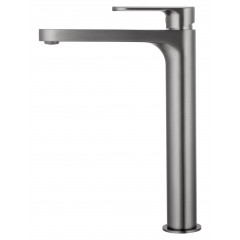 Смеситель для раковины высокий WONZON & WOGHAND, Темный графит (WW-H1034-BGG)