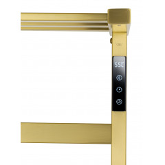 Полотенцесушитель электрический WONZON & WOGHAND FRANKFURT, Брашированное золото (WW-A1026-BG)