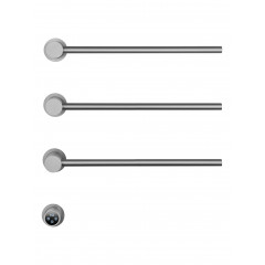 Полотенцесушитель электрический встраиваемый WONZON & WOGHAND HAMBURG, Брашированный никель (WW-AL313-BR)