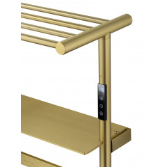 Полотенцесушитель электрический WONZON & WOGHAND DÜSSELDORF, Брашированное золото (WW-A208-BG)