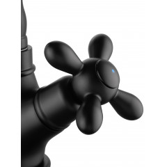 Смеситель для раковины WONZON & WOGHAND RETRO, Черный матовый (WW-88139020-MB)