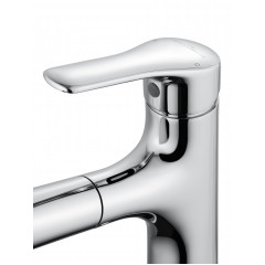 Смеситель для раковины с выдвижным изливом WONZON & WOGHAND, Хром (WW-AE4151-CR)