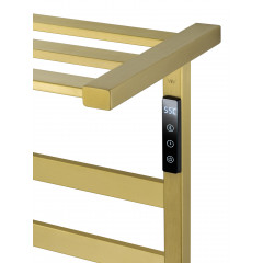 Полотенцесушитель электрический WONZON & WOGHAND FRANKFURT, Брашированное золото (WW-A1026-BG)