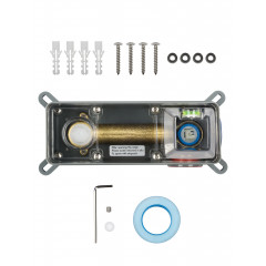 Смеситель для раковины встраиваемый WONZON & WOGHAND FIT, Черный матовый (WW-88869009-MB)