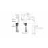 Смеситель для раковины WONZON & WOGHAND CUBE 2.0, Брашированное золото (WW-88018068-BG)