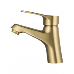 Смеситель для раковины WONZON & WOGHAND, Брашированное золото (WW-A40212-BG)