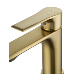 Смеситель для раковины WONZON & WOGHAND BRILLIANT, Брашированное золото (WW-88018079-BG)