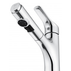 Смеситель для раковины с выдвижным изливом WONZON & WOGHAND, Хром (WW-AE4151-CR)