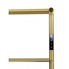 Полотенцесушитель электрический WONZON & WOGHAND DÜSSELDORF, Брашированное золото (WW-A208-BG)