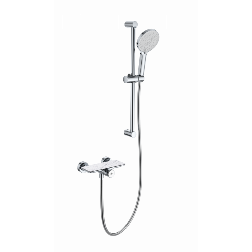 Смеситель для душа с гарнитуром WONZON & WOGHAND ClickPlate, Хром (WW-B2052-A-CR)