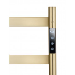 Полотенцесушитель электрический напольный WONZON & WOGHAND ESSEN, Брашированное золото (WW-A407-BG)