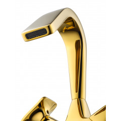 Смеситель для раковины высокий WONZON & WOGHAND SHAKESPEARE, Темное золото (WW-651103-DG)