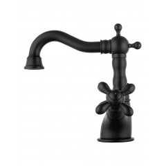 Смеситель для раковины WONZON & WOGHAND RETRO, Черный матовый (WW-88139020-MB)