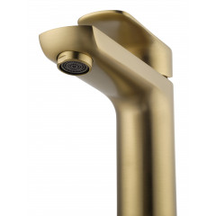 Смеситель для раковины WONZON & WOGHAND Line, Брашированное золото (WW-A40732-BG)