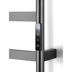 Полотенцесушитель электрический WONZON & WOGHAND DÜSSELDORF, Темный графит (WW-A204-GM)