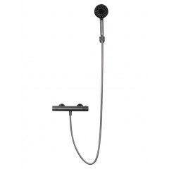 Смеситель для душа с термостатом WONZON & WOGHAND INN 6, Темный графит (WW-B2029-A-BGG)