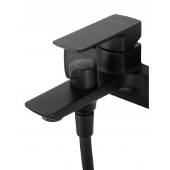 Смеситель для ванны с душем WONZON & WOGHAND EDGE, Черный матовый (WW-88639003A-MB)