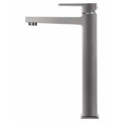 Смеситель для раковины высокий WONZON & WOGHAND CUBE 2.0, Темный графит (WW-88019068-BGM)