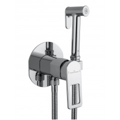 Смеситель с гигиеническим душем встраиваемый WONZON & WOGHAND FRAME, Хром (WW-88829010-CR)