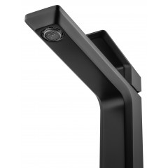 Смеситель для раковины высокий WONZON & WOGHAND DIAMOND, Черный матовый (WW-88239011-MB)