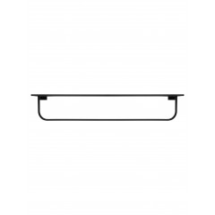 Полотенцедержатель с полкой WONZON & WOGHAND ECLIPSE, Черный (WW-9181-BL)