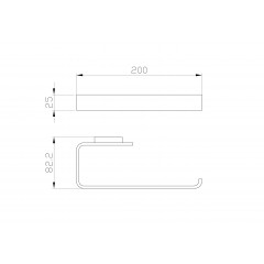 Кольцо для полотенец WONZON & WOGHAND LOTTE, Брашированное золото (WW-8313-BG)