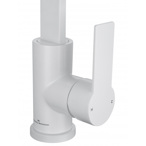 Смеситель для кухни WONZON & WOGHAND, Белый матовый (WW-AE4550-MW)