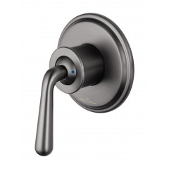 Смеситель с гигиеническим душем встраиваемый WONZON & WOGHAND STEAM, Темный графит (WW-88849008-BGM)